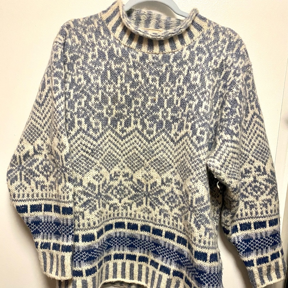 Vintage Woolrich oversized sweater uk cozy wool